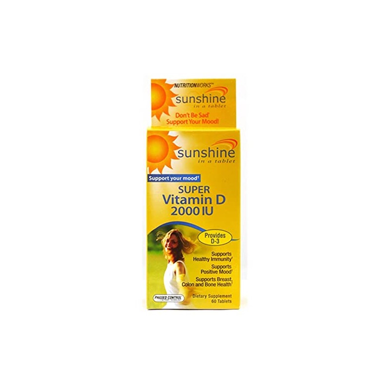Windmill sunshine super vitamin D 2000 IU phased control dietary