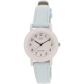 Casio Women's Classic LQ139L-2B White Leather Japanese Quartz Fashion Watch