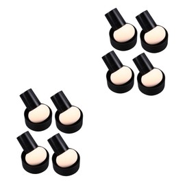 FOMIYES 2sets Cute Mushroom Design Makeup Face Powder Applicators Washable Reusable for Women Girls Ladies Skin Care 4pcs*2