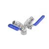 Beduan 304 Stainless Steel Hose Splitter 2 Way Y Garden