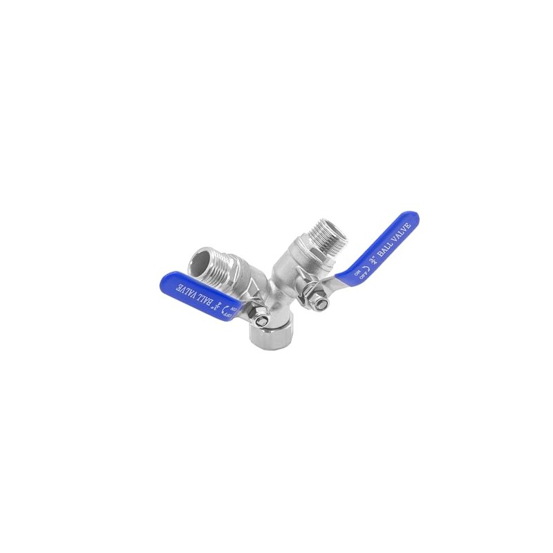 Beduan 304 Stainless Steel Hose Splitter 2 Way Y Garden