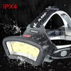 DARKBEAM Hard hat Headlamp COB LED Floodlight with Red Light
