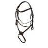 STARLIGHT BASIC GRACKLE LEATHER BRIDLE WITH REINS SIZE FULL -SHET