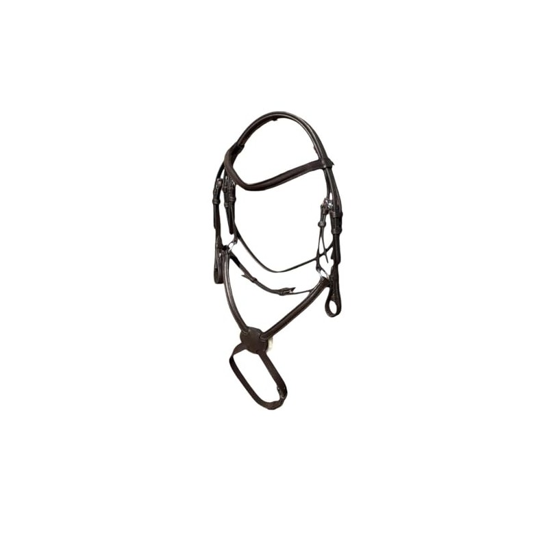 STARLIGHT BASIC GRACKLE LEATHER BRIDLE WITH REINS SIZE FULL -SHET