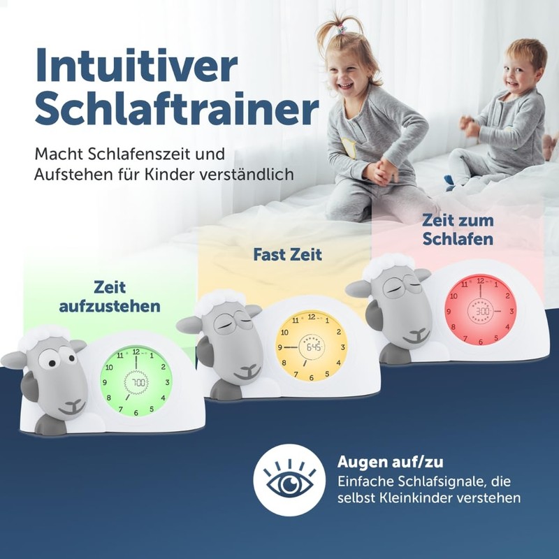 ZAZU Sam The Lamb Watch - Sleep Coach Clock and