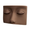 Lash Mannequin Head with 3 Pairs Replaceable Eyelid Silicone Eyelash