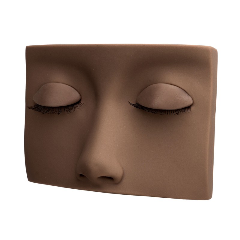 Lash Mannequin Head with 3 Pairs Replaceable Eyelid Silicone Eyelash