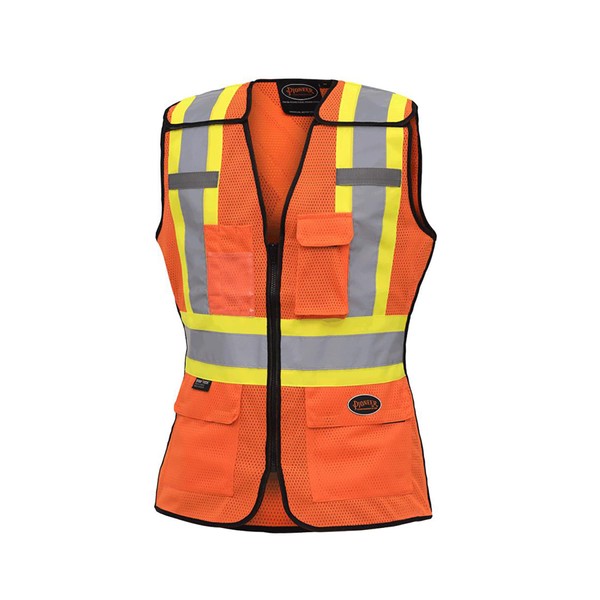 Pioneer Hi Vis Women 5 Point Tear-Away Mesh Safety Vest