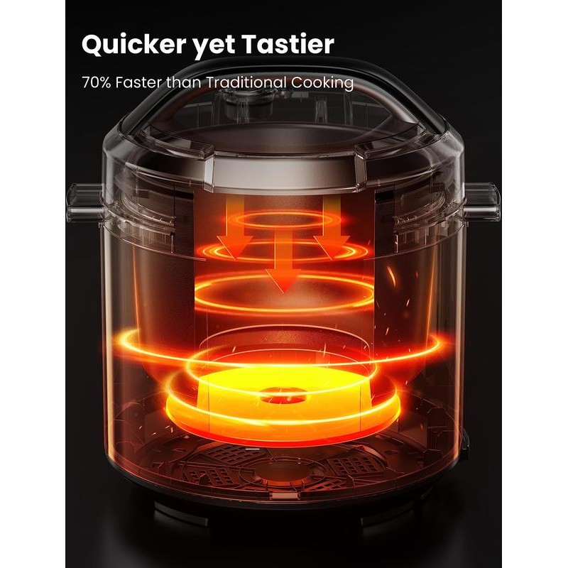 COMFEE’ 9-in-1 Electric Pressure Cooker Olla de Presion 6QT Slow