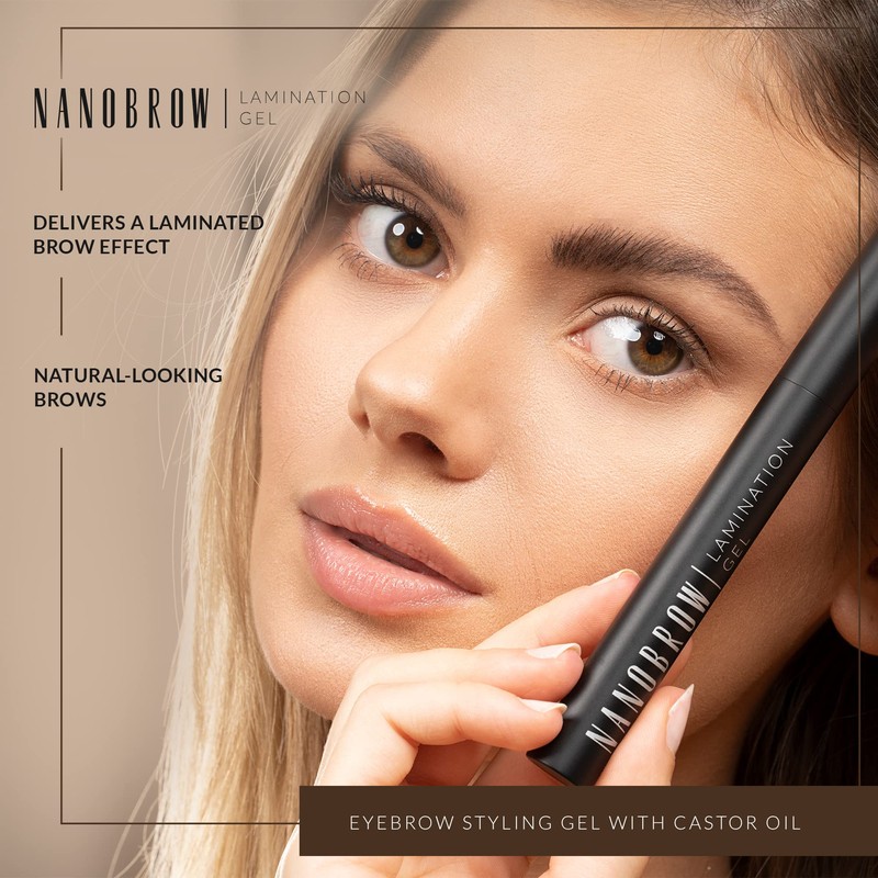 Nanobrow Professional Makeup Eyebrow Gel Brown Colouring Eyebrow Gel Eyebrow