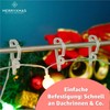 MERRYXMAS 50 x Hook Fairy Lights Holder & Light Curtain