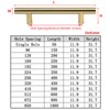 Zerniple 50mm Black T Bar Handle Pull Kitchen Cabinet Handle