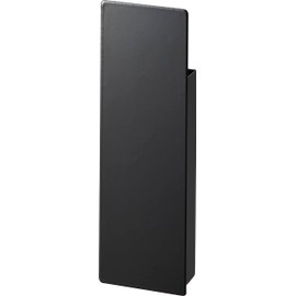 Yamazaki 1934 Hidden Magnetic Cutter Holder, Black, W 2.0 x D 1.4 x H 6.7 inches (5.2 x 3.5 x 17 cm), Tower Floating Storage, Hidden Storage, Pen Holder, Magnetic Pocket