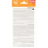 Transferable Letters and Numbers, Black, Letters and Numbers, 2.5 mm,