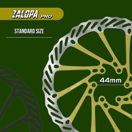 ZALOPA Pro OEM Disc Brake Rotor 180mm diameter for Avid G3 and Shimano 180mm MTB Bike and Road Bicycle for MTB XC AM FR DH Enduro Riding 180mm Yellow