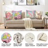 Rabbit Easter Cushion Covers, Set of 2, Rabbit Cushion Covers,