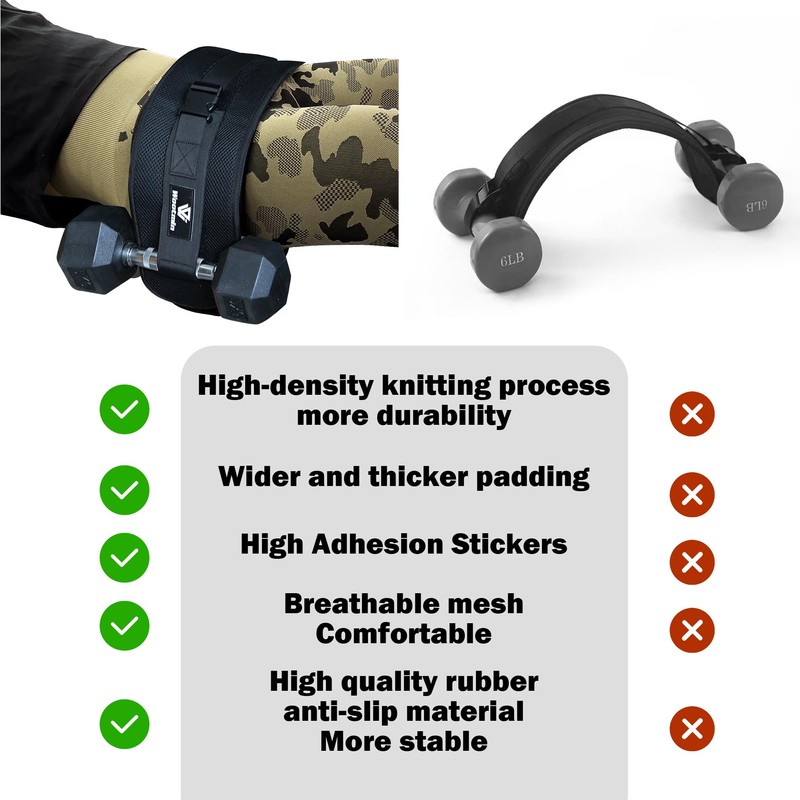 WOOTMIN Hip thrust belt PRO, Thickened non-slip,fully upgraded Hip thrust