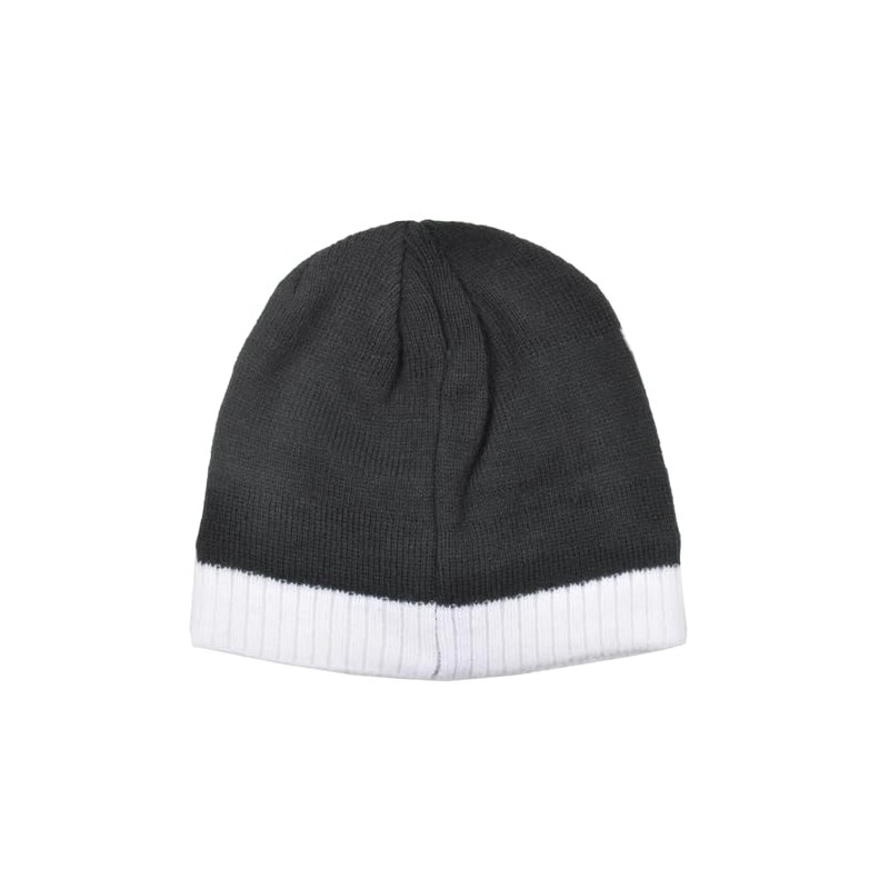 Cappello Cuffia Jacquard Baby con Scritta Juventus, Logo Applicato in