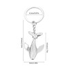 Vintashion Cute 3D Metal Whale Keychain for Car Keys Bag