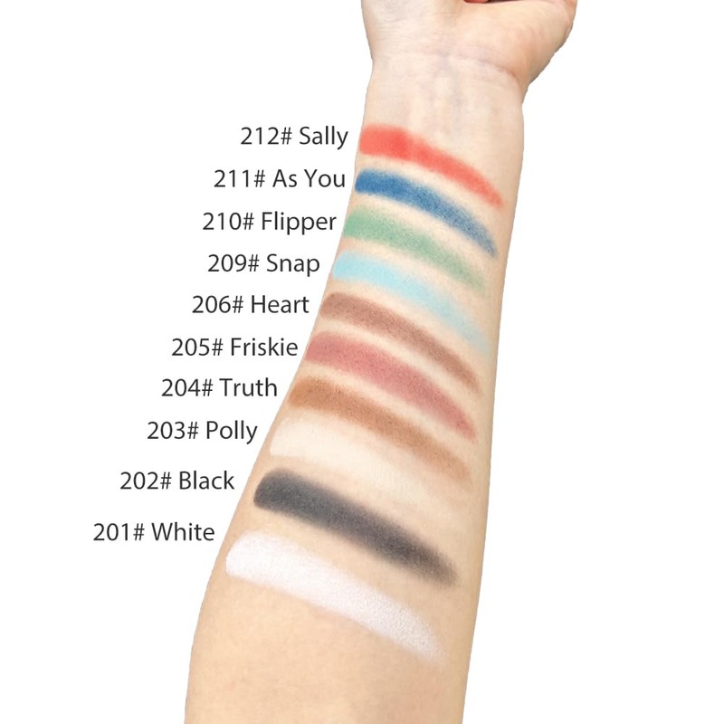 Mysense Matte Light Blue Single Eyeshadow Palette, Pressed Powder Eye