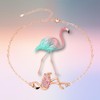 LOVGIFSET Flamingo Anklet Flamingo Ankle Bracelets for Women Sterling Silver