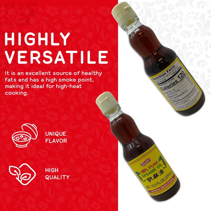 SHIRAKIKU Sesame Seed Oil, 370 ML