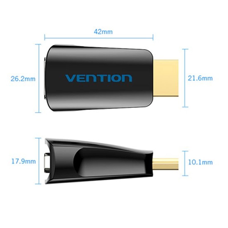 VENTION HDMI Male to VGA Female One Way Converter Adapter