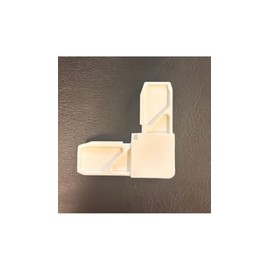Brixwell 90-503w Outside Mitered Corner Plastic for 1in Frame White