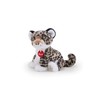 Trudi 27601 Leopard Grey Plush Toy White S