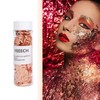 YEEECH Rosegold Glitter Stickers Leaf Face Eye Nails Body Art