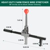 Chain Link Fence Stretcher Tool, Fence Tightener & Tensioner, Ratcheting