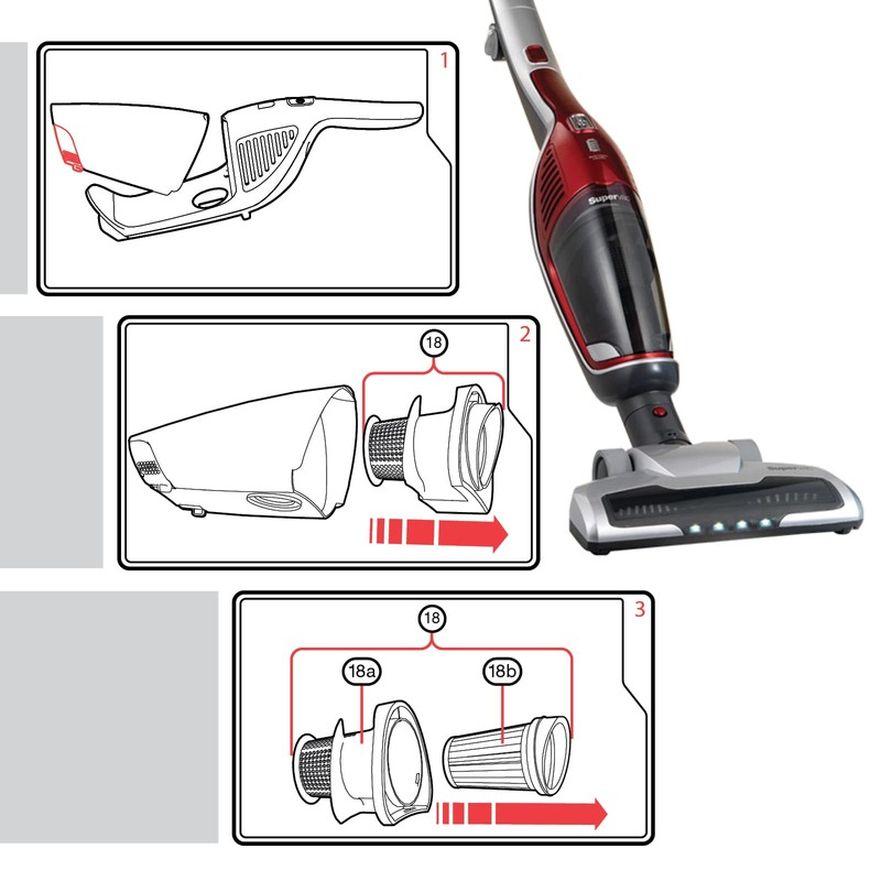MORPHY RICHARDS SuperVac Filter HEPA Pleated Vacuum Genuine 732102 x