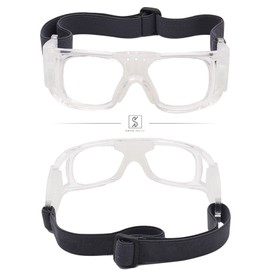 SHEEN KELLY Sports Glasses for Basketball, Football, Volleyball, Hockey, Outdoor Sports Glasses, Protective Glasses, Adjustable Elastic Band