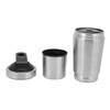 Protein Shaker Bottle with Scale Portable Stainless Steel Double Section