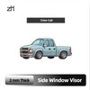 Fits Nissan Frontier Crew Cab 2005-2021 Acrylic Safe Smoke Window