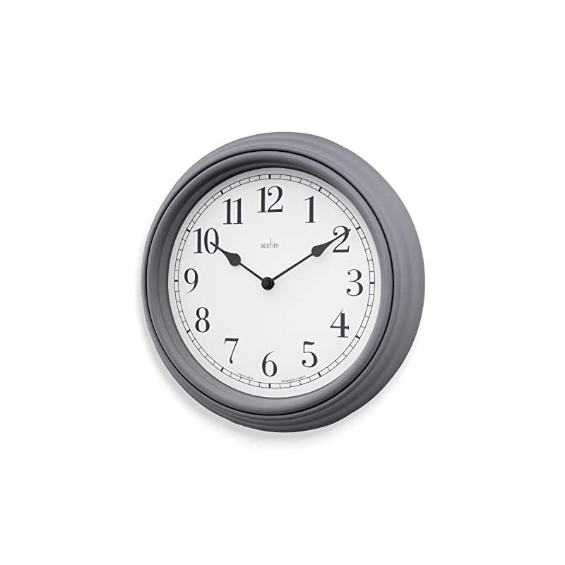 Acctim Devonshire Traditional 28cm Wall Clock (Pigeon Grey)