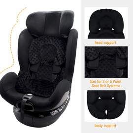 KAKIBLIN Infant Car Seat Insert, Carseat Insert Support for Newborn, Infant Car Seat Cushion Head Support for Baby Girls Boys,3D Air Mesh Baby CarSeat Cushion for CarSeats, Bouncer, Strollers, Swing