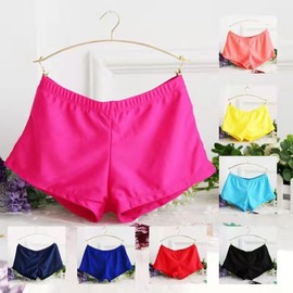 New Women's Short Boxer Swim Trunks for Hot Springs Secure Fit M/Rose Red 3ea