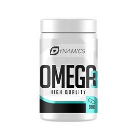 Omega 3 hochdosiert Fischöl Kapseln 1000mg pro Kapsel | Dynamics Nutrition | Höchste Qualität | 330mg EPA und 220mg DHA pro Tagesdosis | Versorgung für 90 Tage | Neues Design