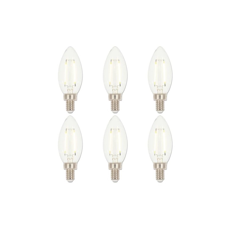 Westinghouse 5059220 2 Watt (25 Watt Equivalent) B11 Dimmable Clear