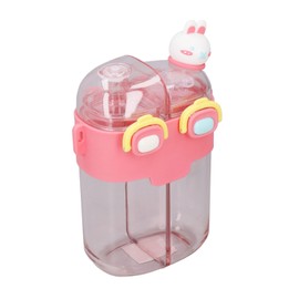 Trinkflasche, Kawaii Pop-Up-Abdeckung, Auslaufsicher, 780-ml-Wasserflasche mit Doppeltem Verwendungszweck für den Sport (Rot)