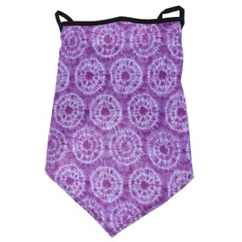 Earbags NG0001 Multifunctional Neck Warmer Circles Purple