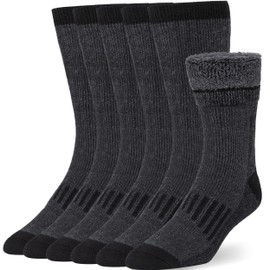 COZIA Merino Wool Socks for Men and Women Thermal Socks for Winter Warm Thick Cozy Socks ML