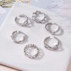 IUDWCG - 12 Pieces Stainless Steel Alloy Ankle Ring Women's