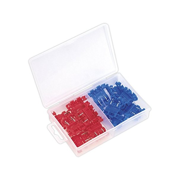 Sealey FHS12 In-Line Fuse Holder Assortment Set, Blue/Red, Pack of