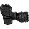 Elite Leather Gym Gloves with Built in 2" Wide Wrist