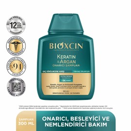 Bioxcin Keratin & Argan Repair Shampoo 300 Ml - Verwittertes und beschädigtes Haar