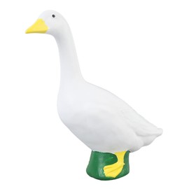 CCYLEZ Goose Figurine, Goose Statue Ornament Lifelike Exquisite Details for Outdoor Gardens, Porches or Patio Decor, 9.52oz