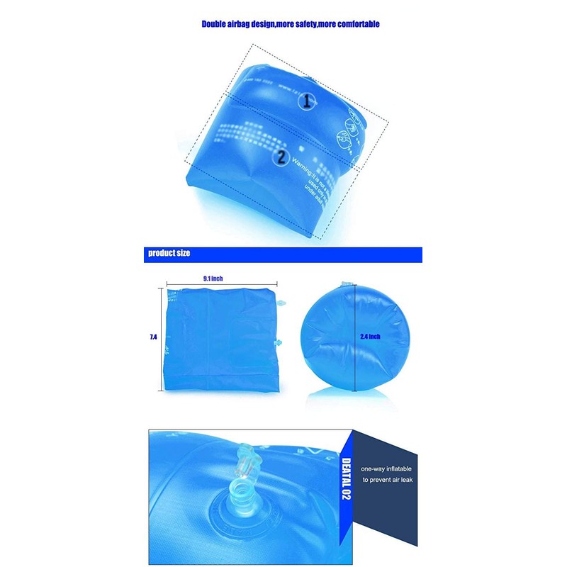 Topsung Floaties Inflatable Swim Arm Bands Rings Floats Tube Armlets