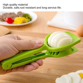 Egg Cutter, Hard Boiled Eggs Slicers Handheld Fruit Divider Vegetable Slicing Tool for Mushroom Strawberry Cherry Tomato Kiwi Kitchen Gadgets